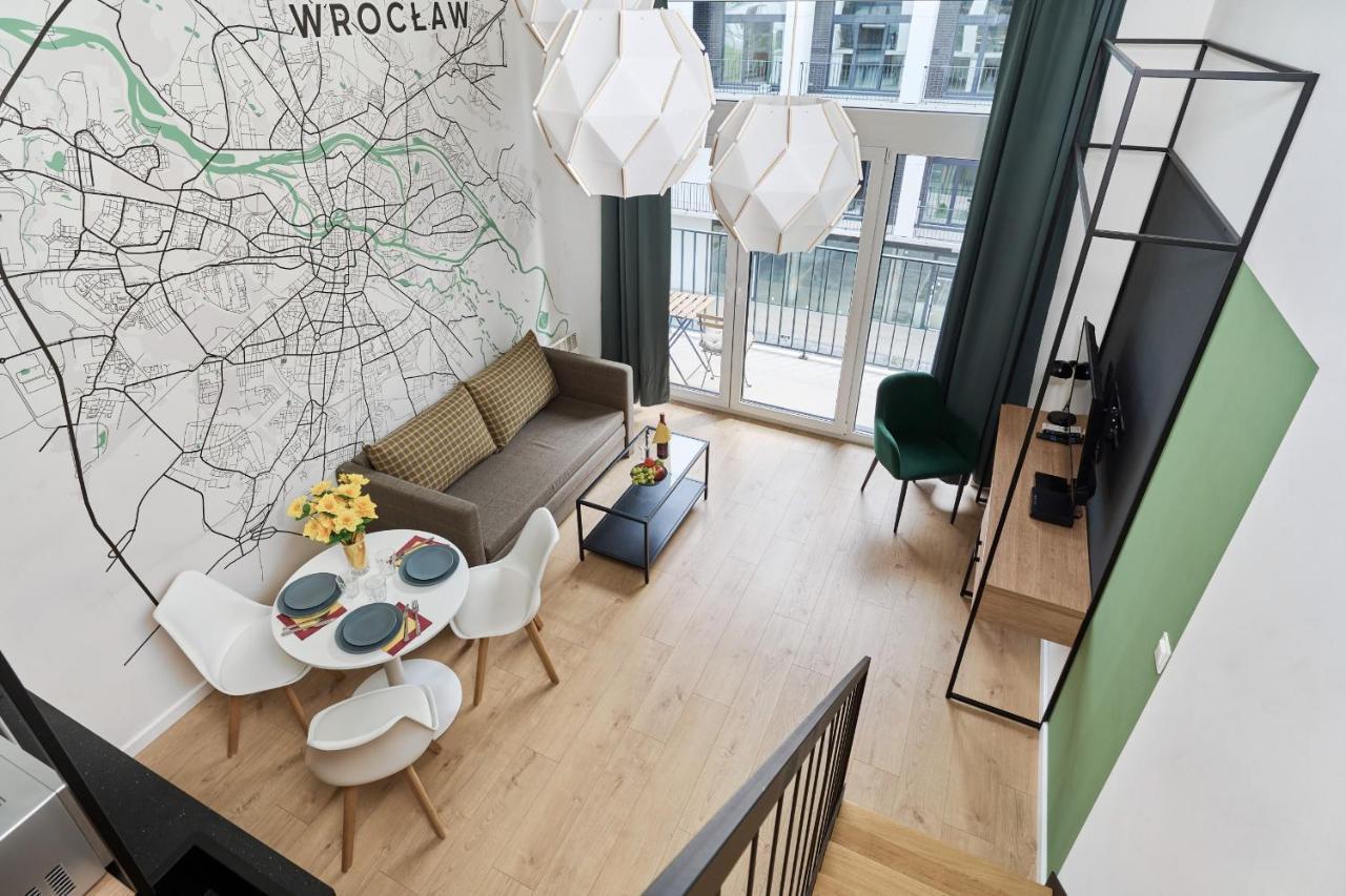 Mezzanine Studio Apartments Zarembowicza Wroclaw Airport By Renters Buitenkant foto