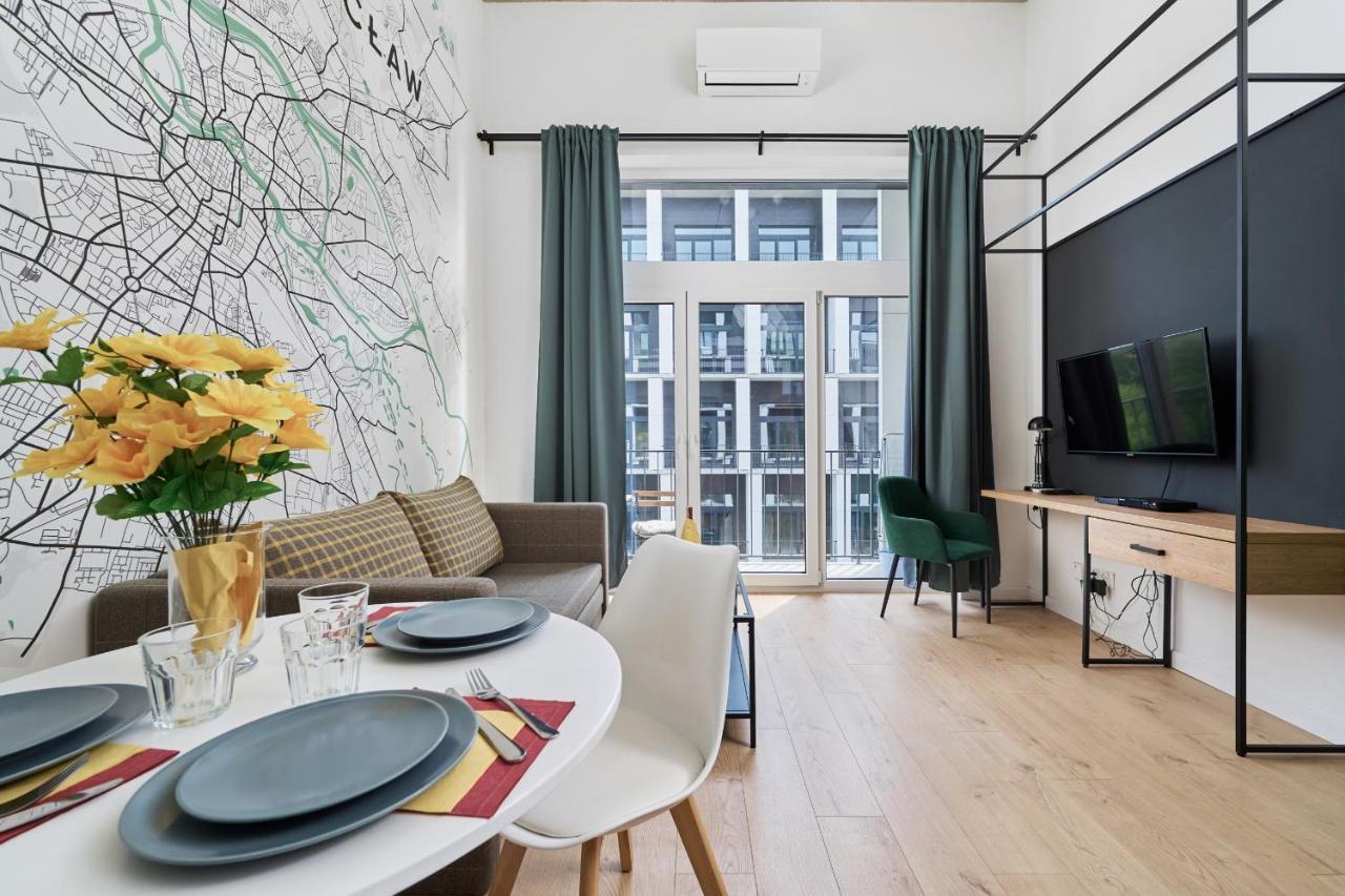 Mezzanine Studio Apartments Zarembowicza Wroclaw Airport By Renters Buitenkant foto