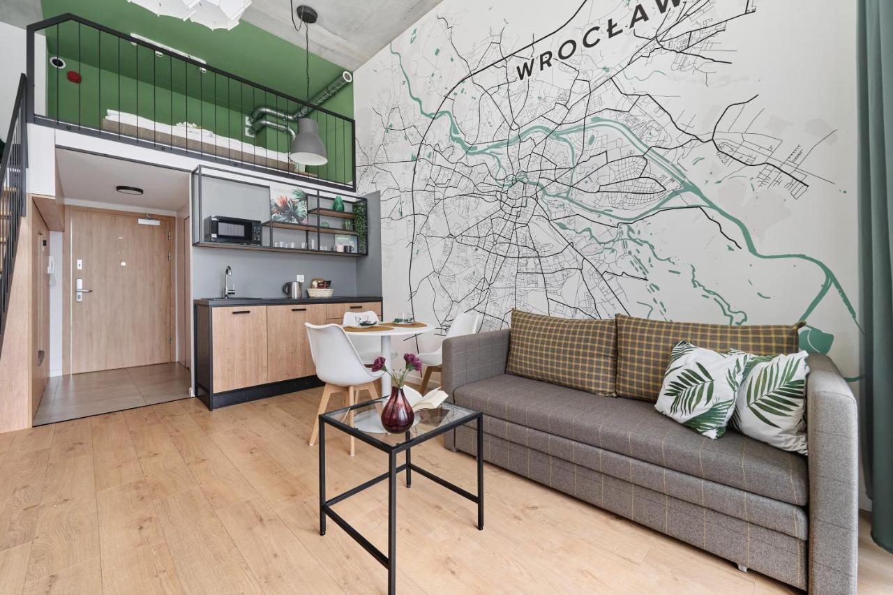 Mezzanine Studio Apartments Zarembowicza Wroclaw Airport By Renters Buitenkant foto
